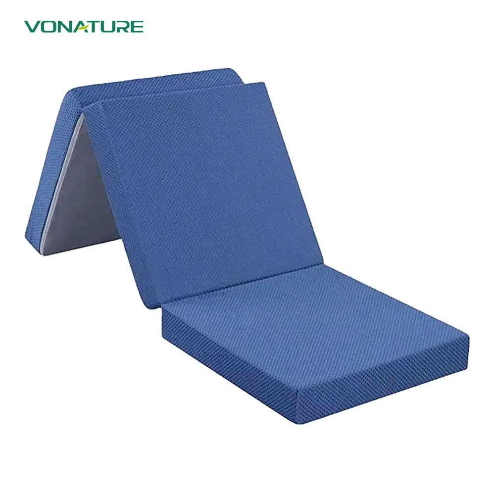 

4D POE Polymer Tri Fold Mattress Massage Folding Air Hospital Bed Mattress