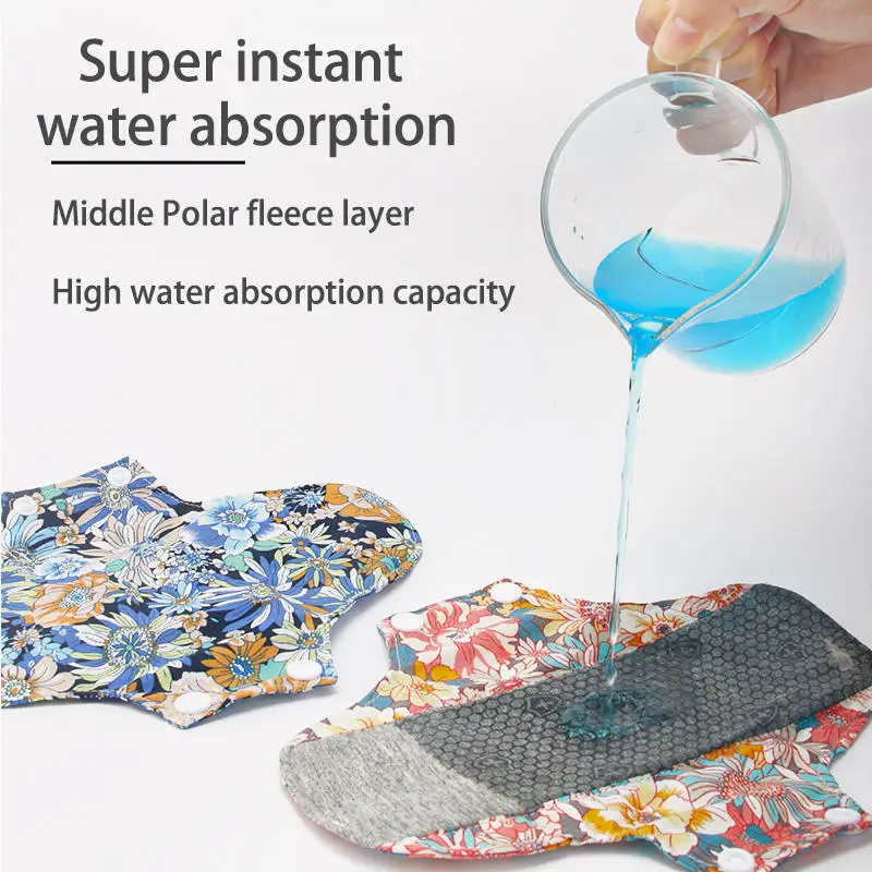 BIAI Sensitive Skin Resuable Sanitary Napkin Ultra Thin Graphene Feminine Menstrual Cloth Pads For Female Cloth Panty  Liner