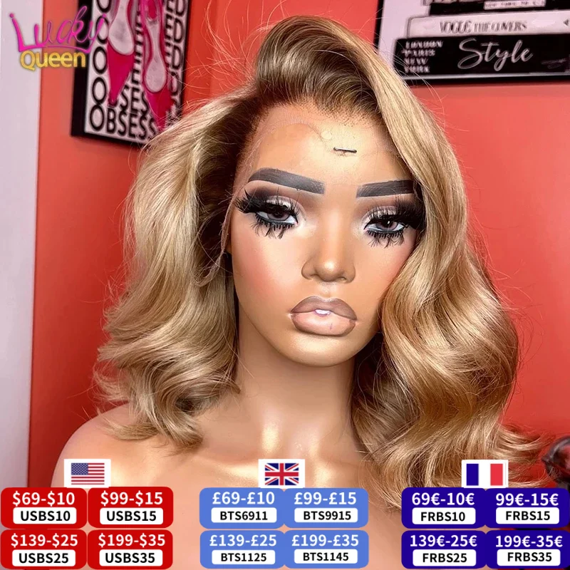 honey-blonde-body-wave-short-bob-lace-frontal-wig-with-brown-root-human-hair-13x4-13x6-transparent-lace-front-wig-for-women