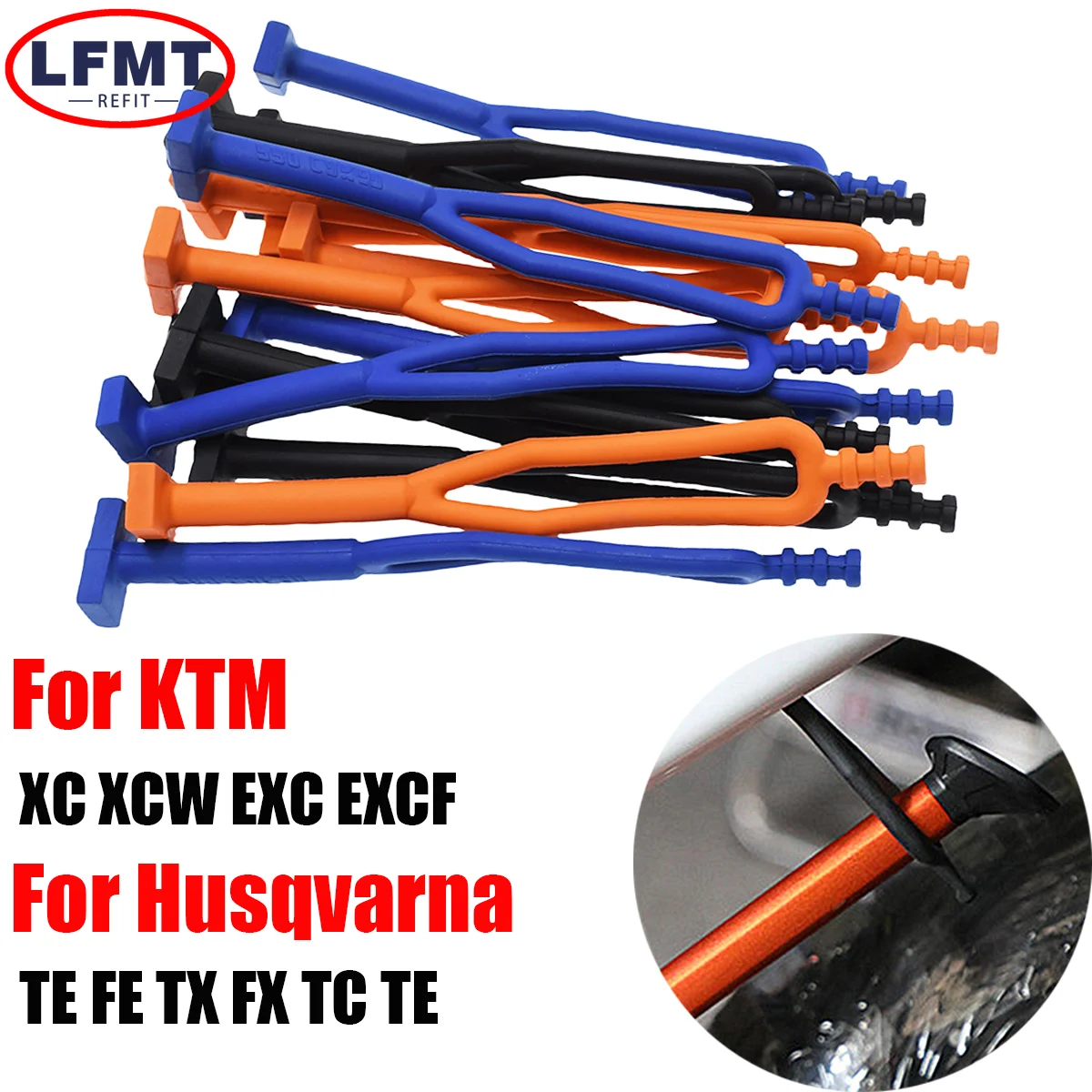 Motocross Rubber Kickstand Side Stand Strap For KTM EXC/EXC-F/EXCF Six Days XC/XCW/XC-W/XCW TPI/XCW Six Days XCF/XCF-W 125-500