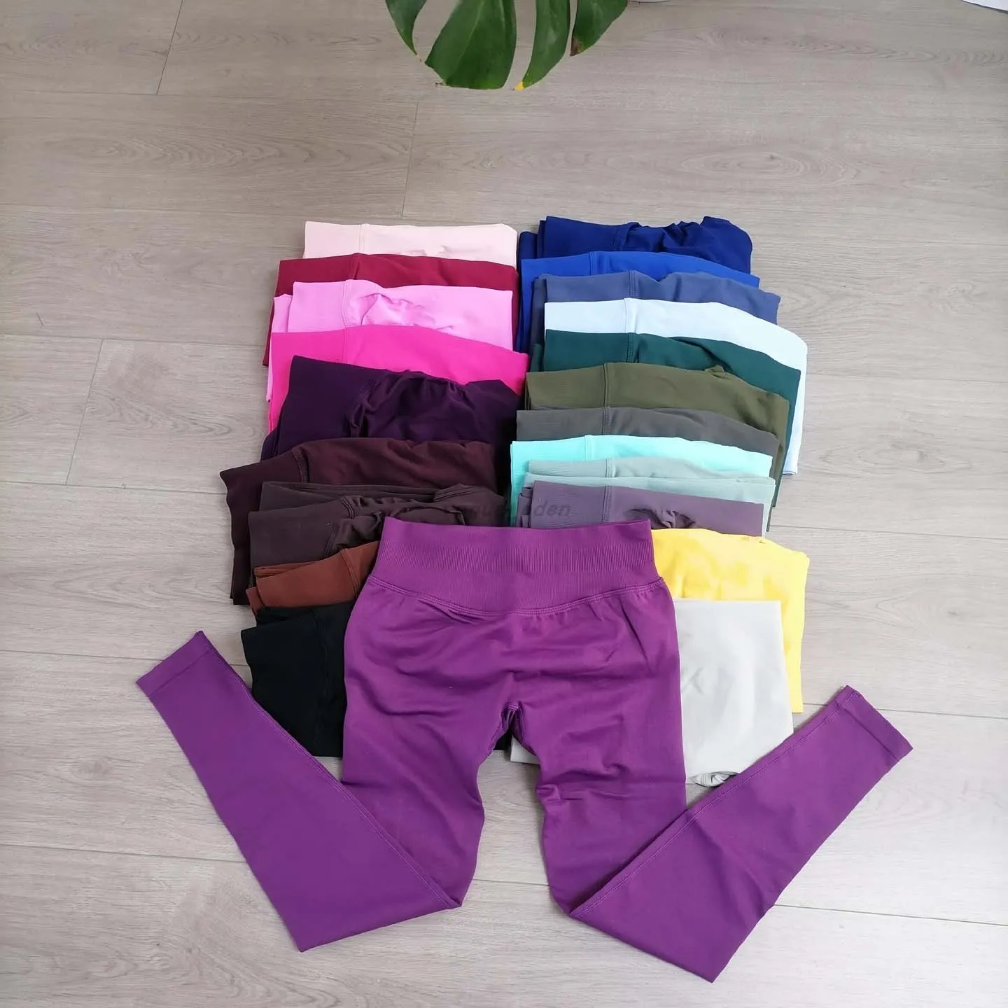 

Impact Shorts Seamless long pants, women's high-waisted peach-colored pants, running, sports, yoga, tight-fitting base pants