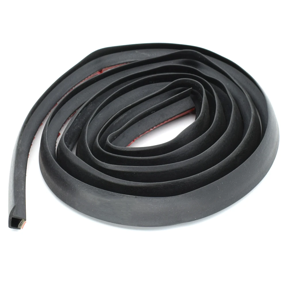 4M P Type Car Door Edge Seal Strip Rubber Sealing Strips Weatherstrip Anti-dust Rainproof Moulding Filler Sealant Auto Styling