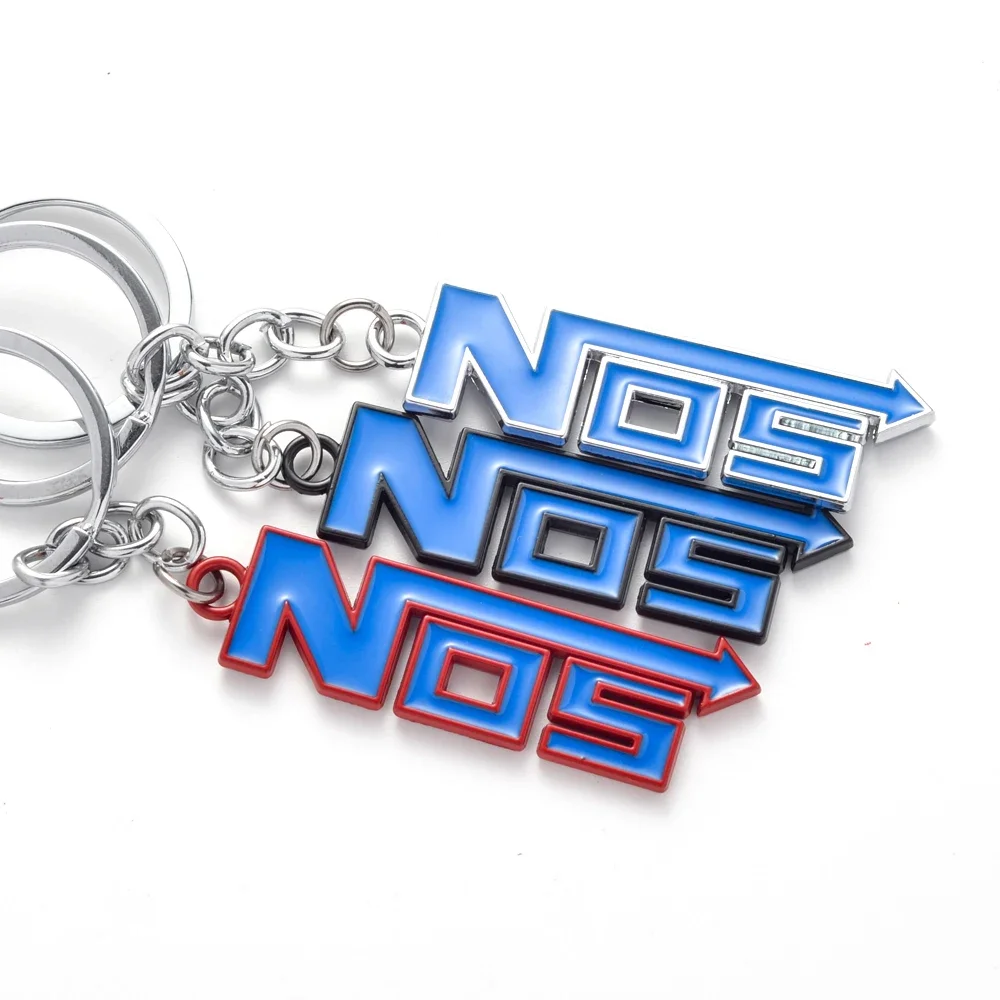 Car Metal Key Chains Keyring Holder For Nos Logo Keychains Accessories for Nissan Ford Dodge Honda Toyota KIA Jeep Volkswagen