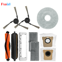 For Xiaomi Mijia Omni M40 D110CN Infinite Robot Replacement Parts Main Side Brush Mop Cloth Dust Bag Vacuum Cleaner Accessories