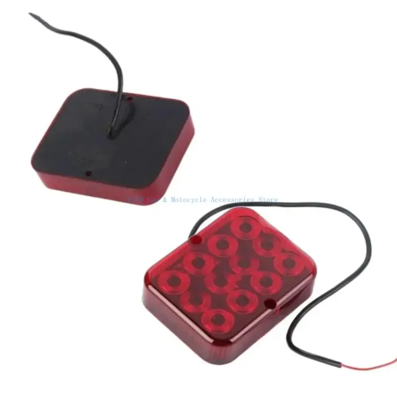 L5BC مصباح الضباب الخلفي المضاد للصدمات ستروب للشاحنات والمقطورات والتخييم وتوفير الطاقة #4