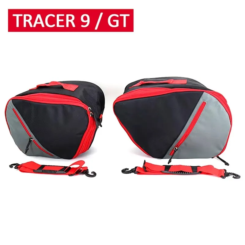 2022 2023 2024 Voor Yamaha Tracer 9 GT TRACER 9GT Motorfiets Bagage Tassen Zwart Uitbreidbare Binnenzakken Tracer 9 GT Tracer 900