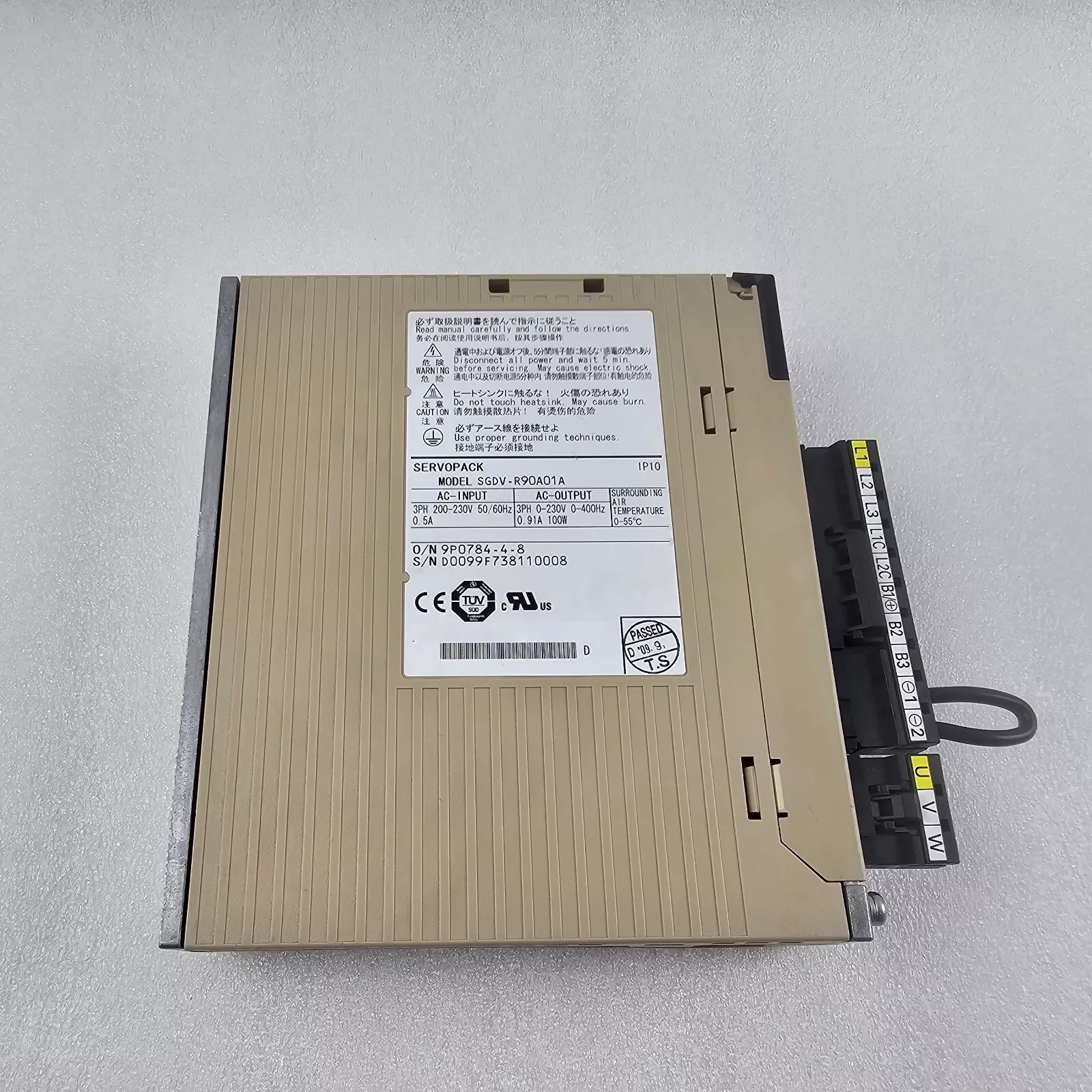 SGDV-R90A01A Server Driver Gold Seller PLC Controller New Original Warehouse Stock SGDV-R90A01A Server Driver   SERVO MOTO