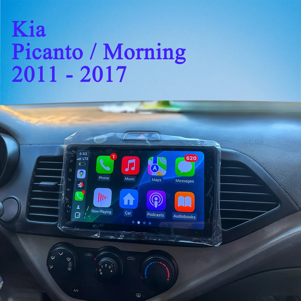 For Kia Morning / Picanto 2011 2013 2015 2017 Car Auto GPS Navigation Head Unit Radio Audio Video A/V Tablet With 4G Sim WiFi BT