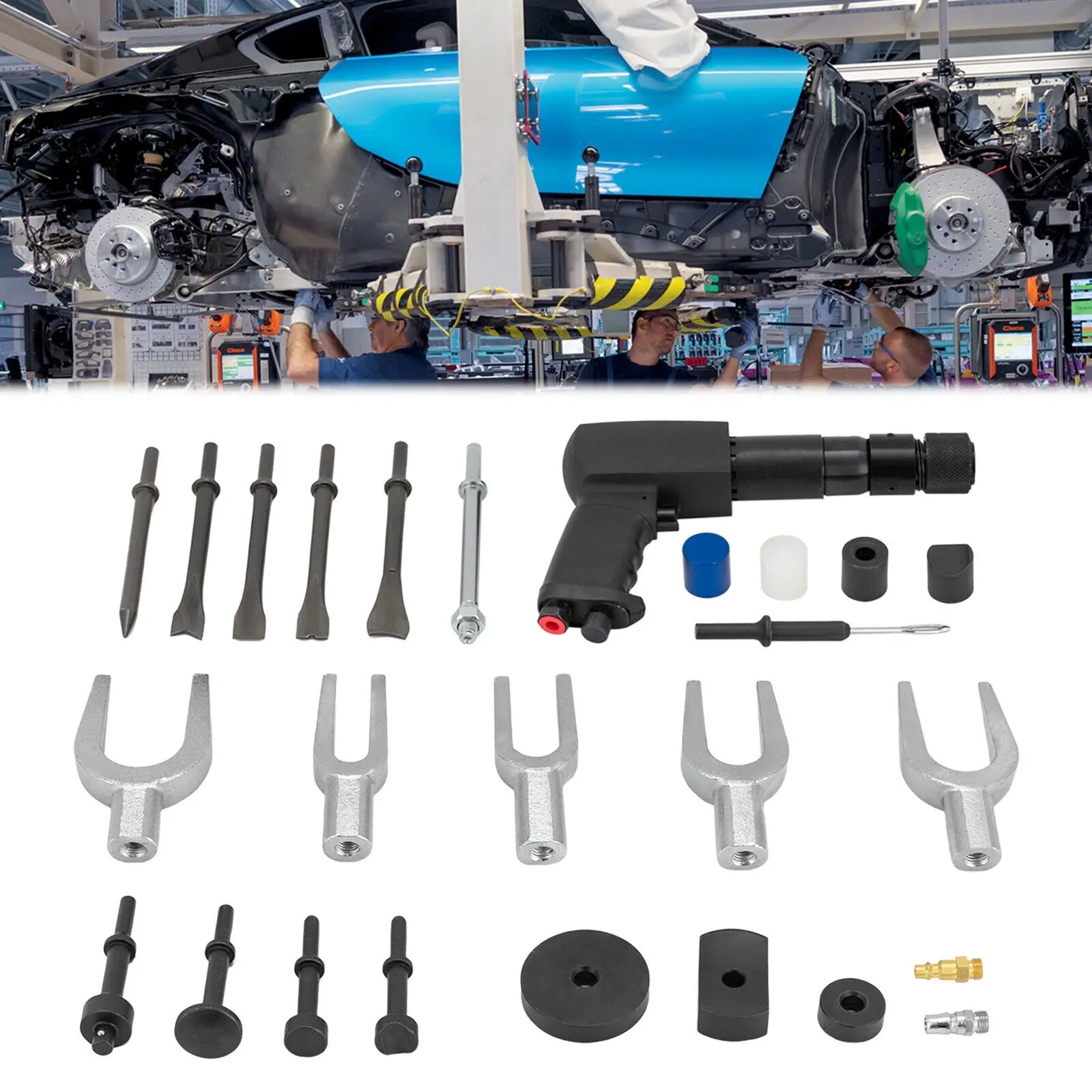 Manual Multi-functional Pneumatic Hammer Professional Air Hammer With Tool Plus Set 2100BPM