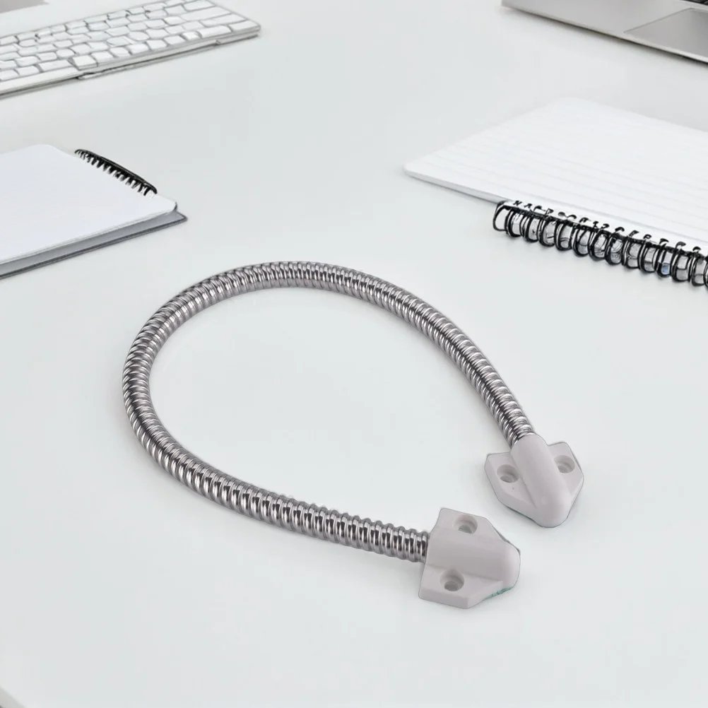 2Pcs Door Loop Wire Protector Stainless Steel Flexible Gooseneck Cable Sleeve for Access Control System Waterproof Dustproof