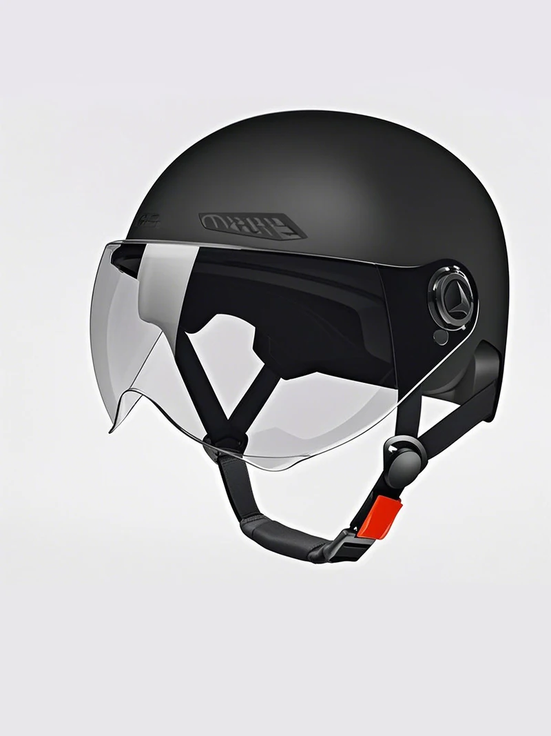 AliExpress NONE 2025 Helmet For Electric bike  Motorcycle helmet  Man Woman Half Helmet in summer