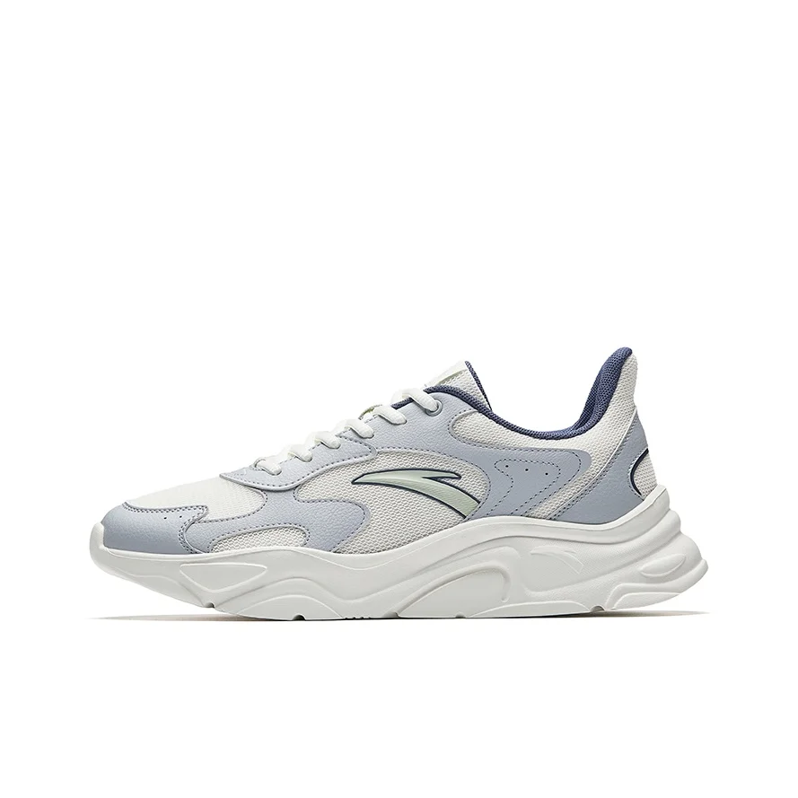 Anta Millennial Generation Low top Casual Shoes Men's White Gray Blue 912638811-2