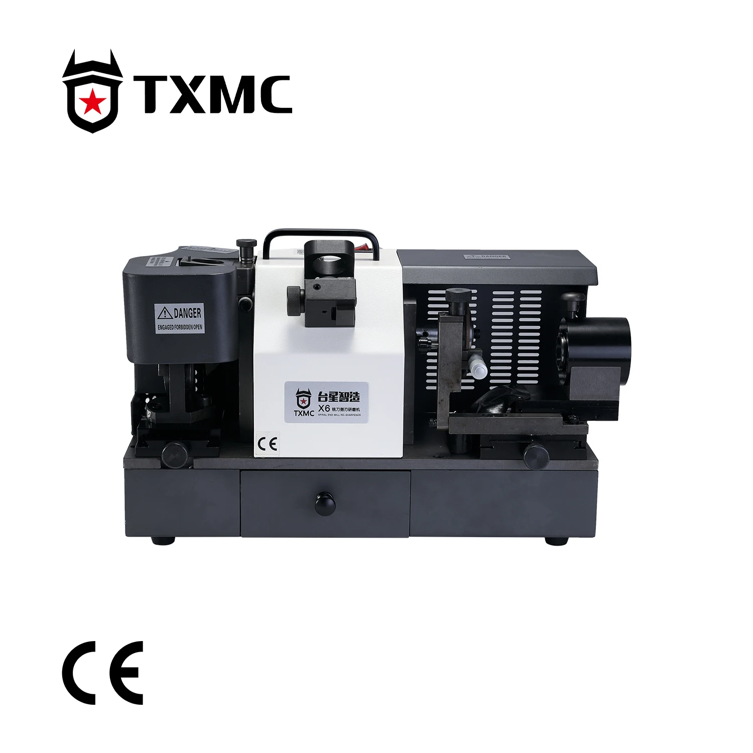 

TXMC TX-X6 4-14mm Precision Electric Spiral End Mill Grinder Cutter Re-sharpener 2 3 4 Slot