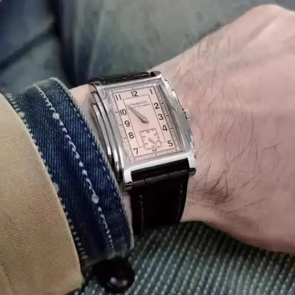 FARASUTE Men Automatic Watch 31mm Luxury Rectangle Mechanical Wristwatch Sapphire Mirror Waterproof Leather Strap ST17
