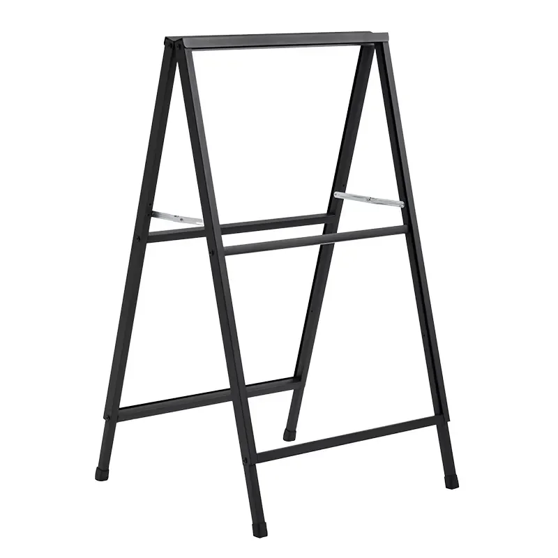 Custom Color Acrylic A Frame Sign Stand Double Sided Foldable Windproof Display Board for Outdoor Milk Tea Coffee Shop