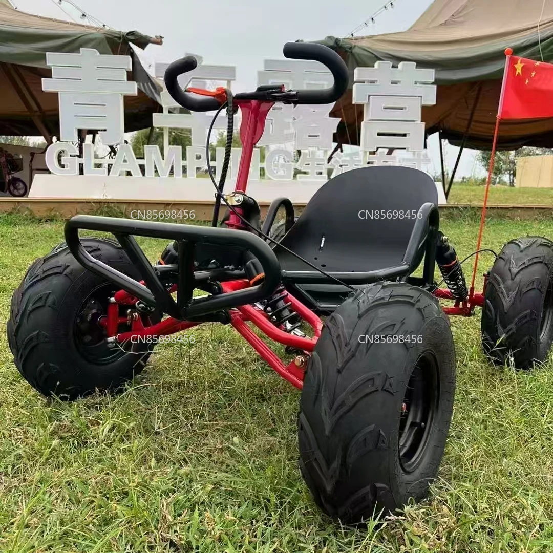 

2 Stroke Off Road Go Kart Fuel Version All Terrain Mini Adult Drift Mountain Quad ATV Beach Rally Racer