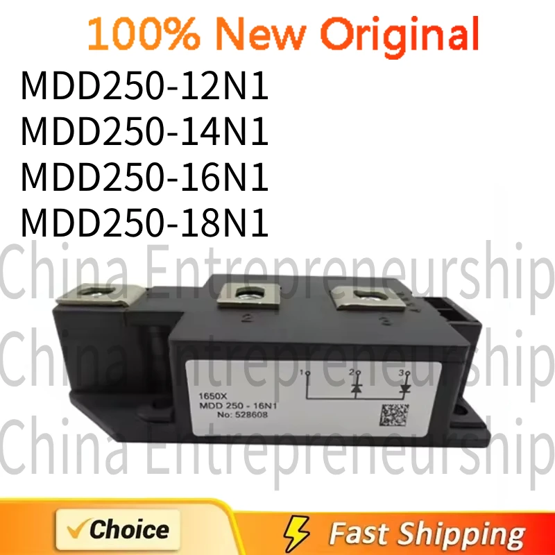 

1 PCS diode module MDD MDD250-12N1 MDD250-14N1 MDD250-16N1 MDD250-18N1 THYRISTOR MODULE 100%Quality Original/Quick delivery