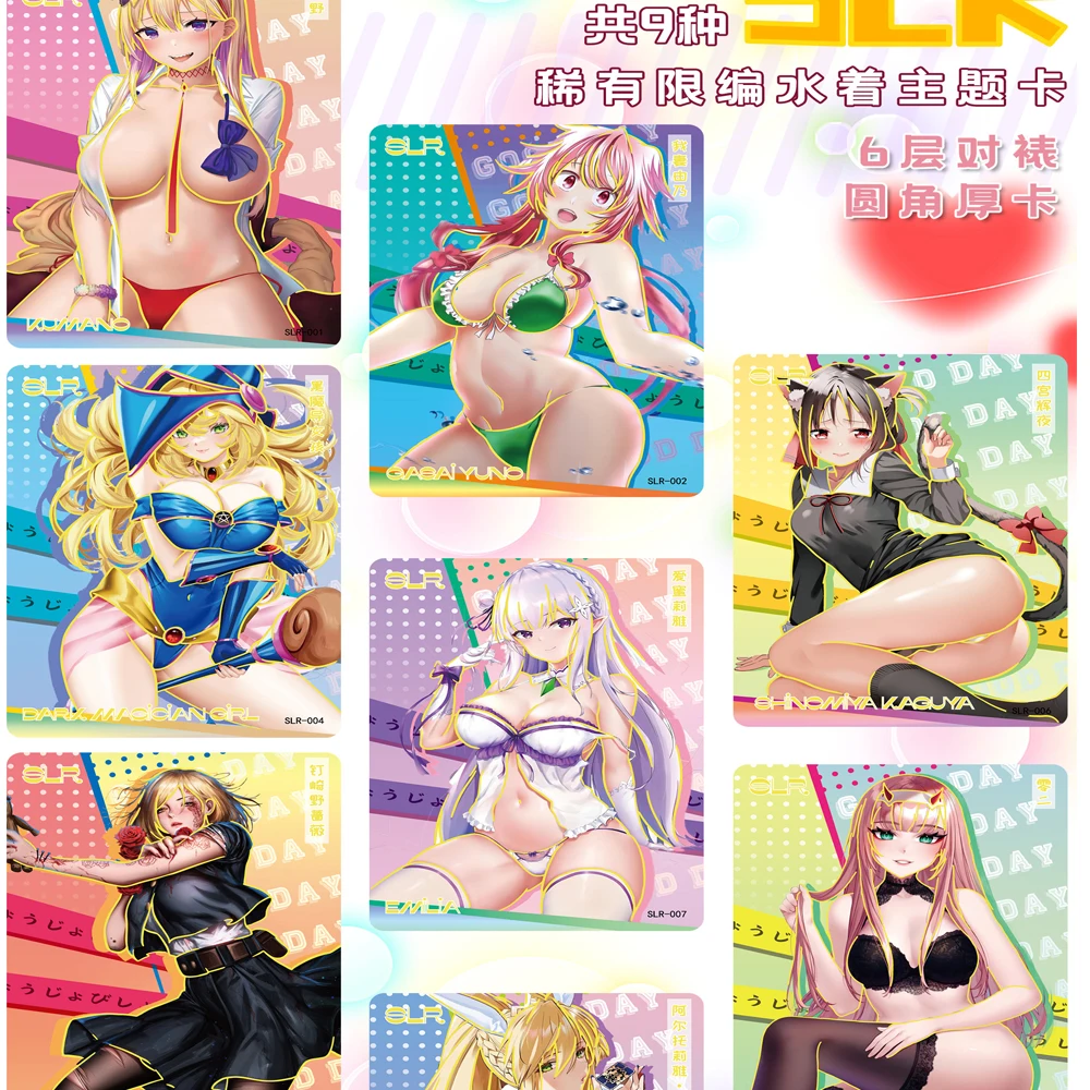 Senpai Goddess Card 5 Wholesale 4boxes Anime Games Girl Party Swimsuit Bikini Feast Booster Box Children Toys Hobbies Gift