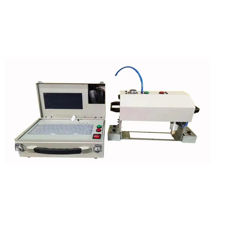 Air-powered Handheld Coding Marker Portable Steel Cylinder Stamping Tool for Metal Surface Lettering and Identification