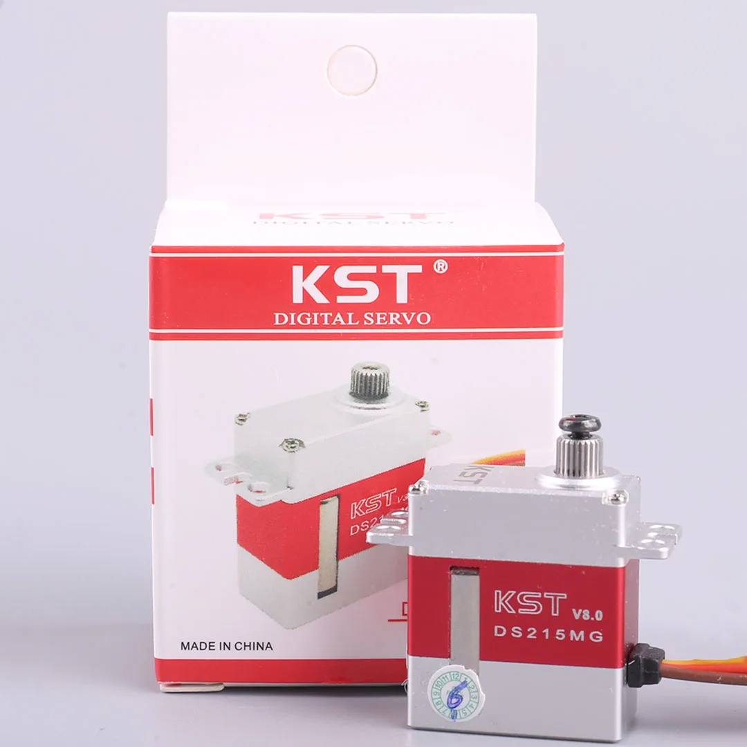 KST DS215MG V8.0 Slant Disc Servo/all Metal High-Pressure Hollow Cup Digital Servo Model Helicopter