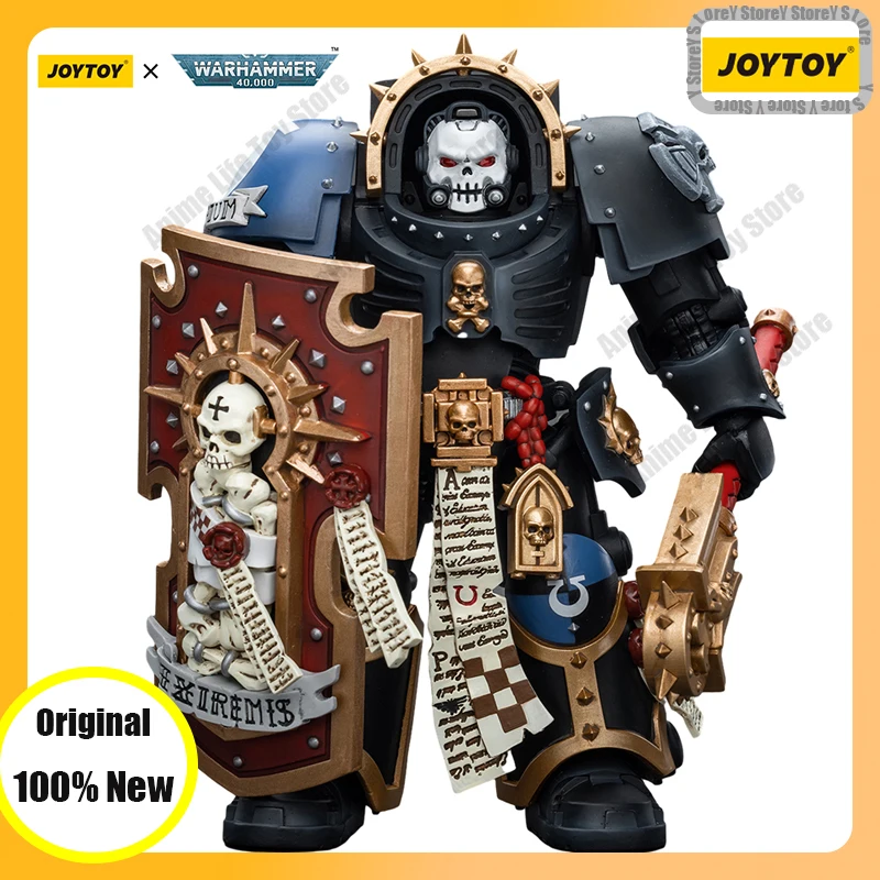 

JOYTOY Warhammer 40K Figure Ultramarines Chaplain in Terminator Armour Action Figure Anime figures Toys