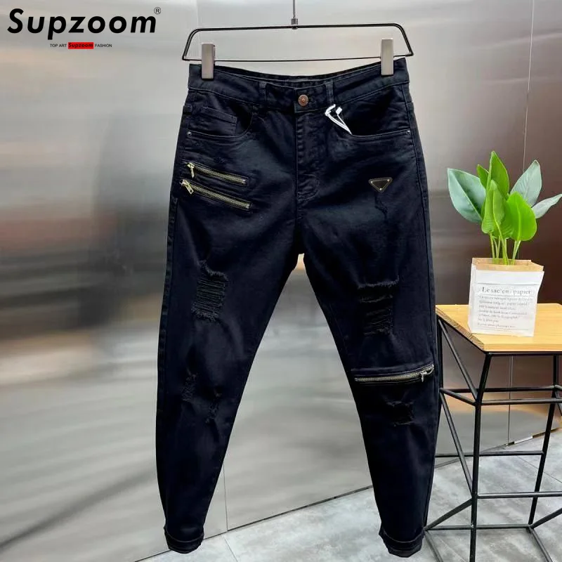 

Supzoom Новое поступление, популярный топ, модные свободные хлопковые карманы, распродажа, брендовые комбинезоны с несколькими сумками, уличные повседневные зимние брюки-карго