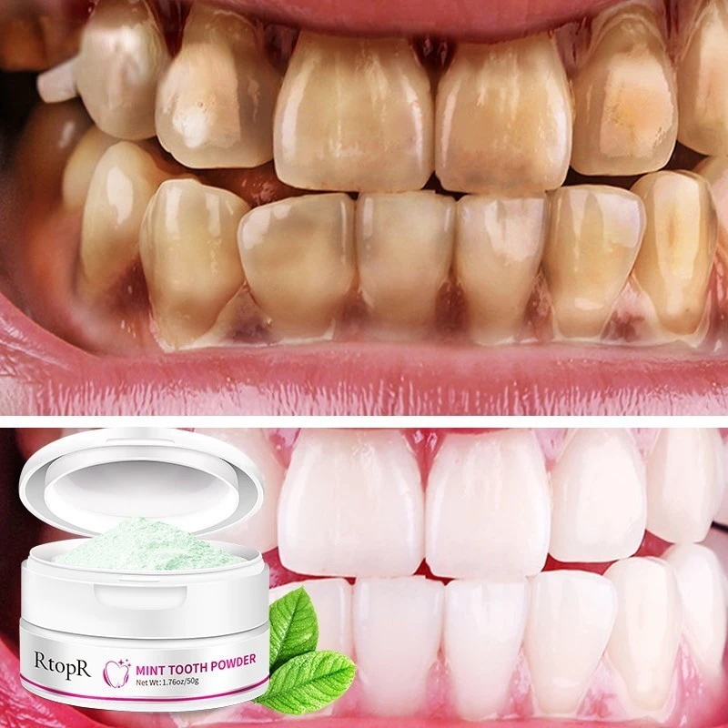 Dental Cleaning Powder Whitening Natural Toothpaste Pearl Essence Teeth Polishing Remove Plaque Brighten Clean Freshen Breath