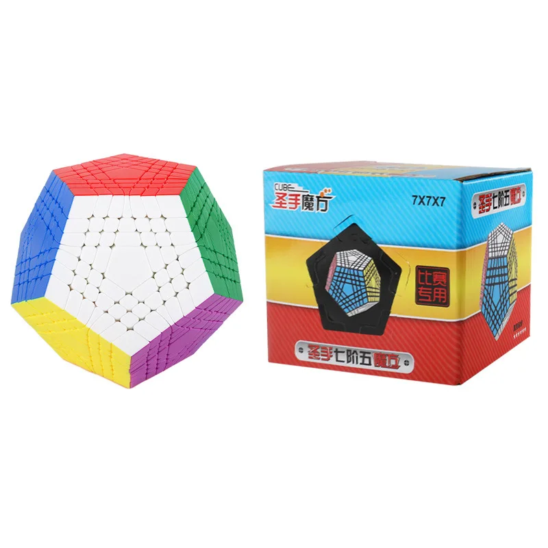 [Picube] SengSo Megaminx 7x7 Dodecahedron 7x7x7 magiczna kostka bez naklejek profesjonalna prędkość Megaminx Puzzle Cubo Magico zabawki prezenty