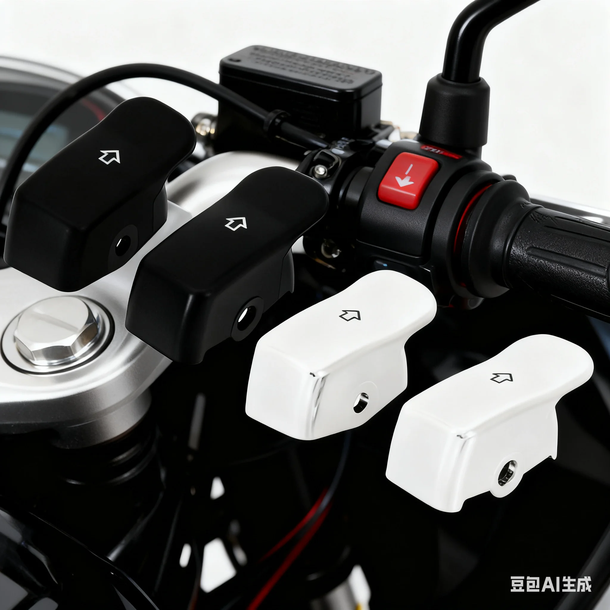 

1 Pair E-bike Turn Signal Extension Button ABS Turn Signal Lamp Switch For Softail/FLST/Breakout/FXDXL Motorcycle Accessories