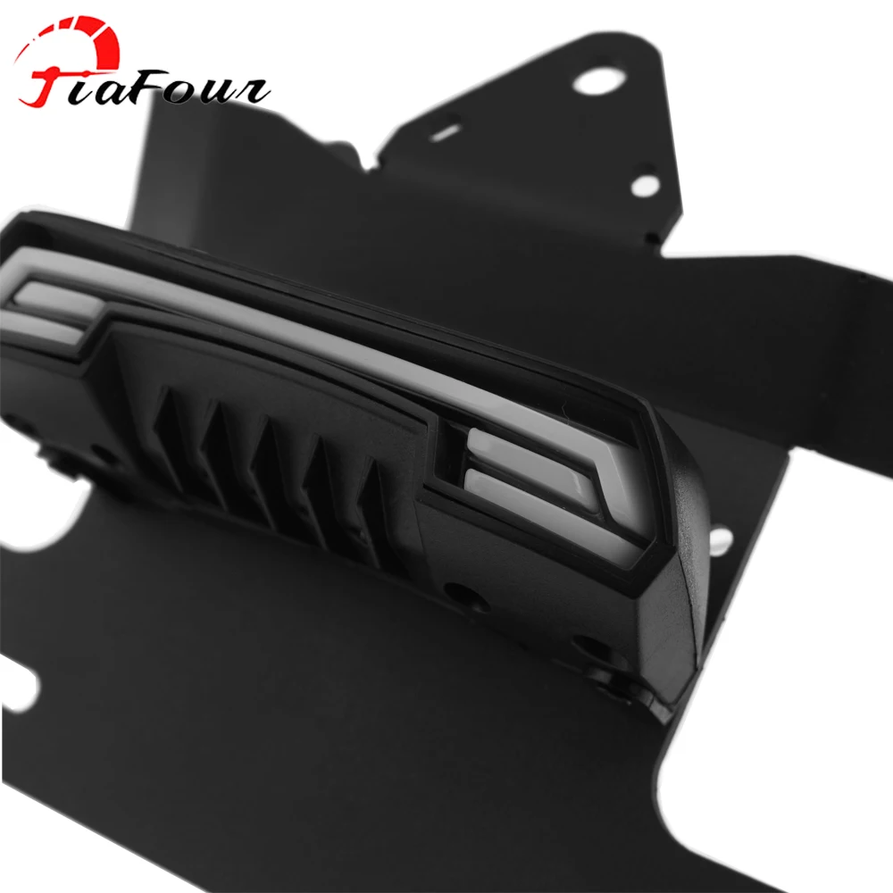 License Plate Holder Fender Eliminator Registration LED Tail Light Turn Signal Lamp For VULCAN S 650 Vulcan Cafe