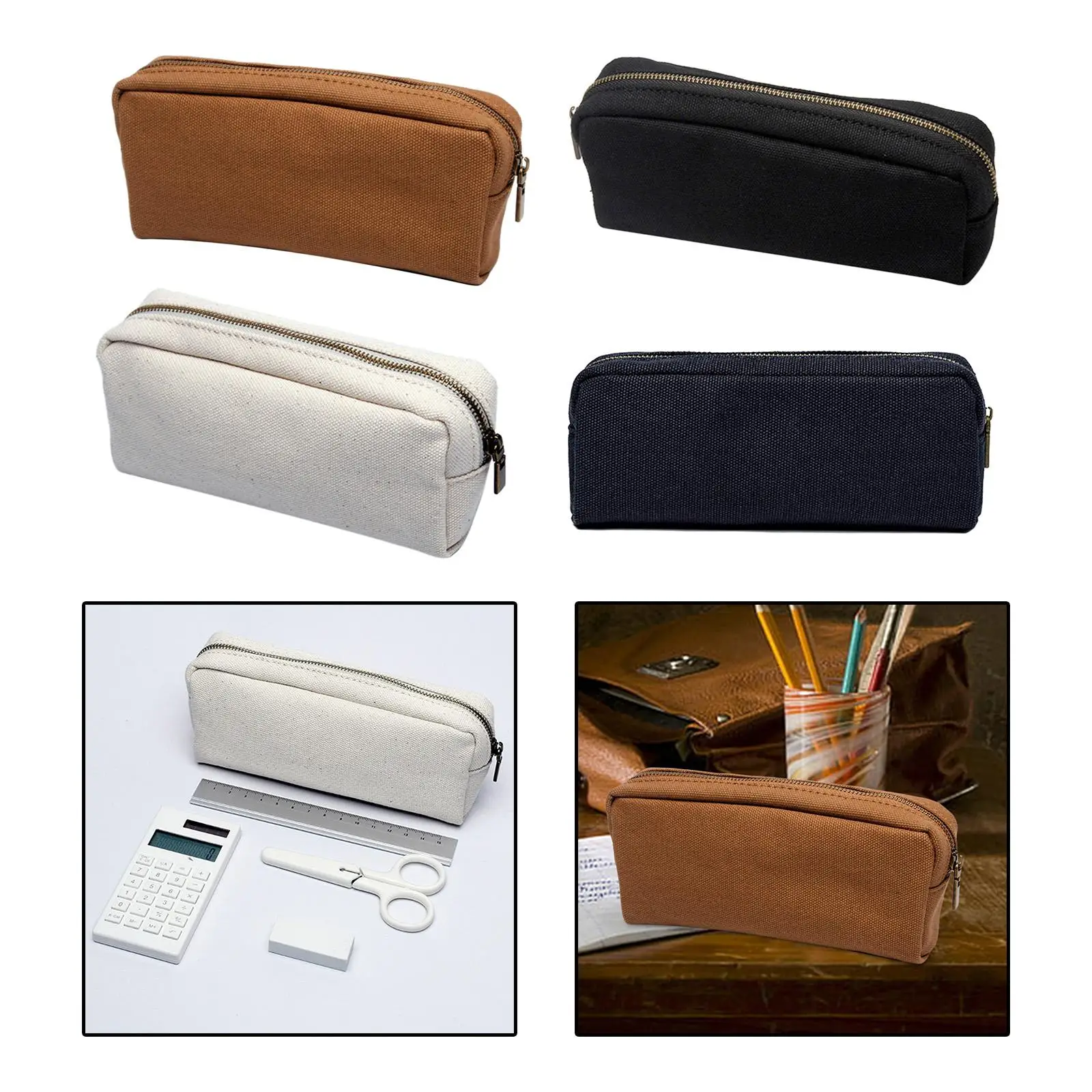 Pencil Case Student Pencil Case Cosmetic Bag Office Stationery Organizer for