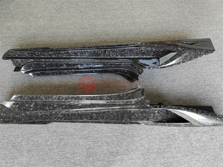 

Высококачественная модификация и обновление, комплект боковой юбки из кованого углеродного волокна в стиле P для Lamborghini Huracan LP580 610