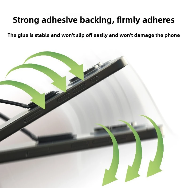 حاملي الهاتف الجلدية تصميم فتحة بطاقة قابلة للطي المحمولة المخفية الخلفية جبل سطح المكتب عرض الفيديو ملحقات الملف الشخصي النحيف