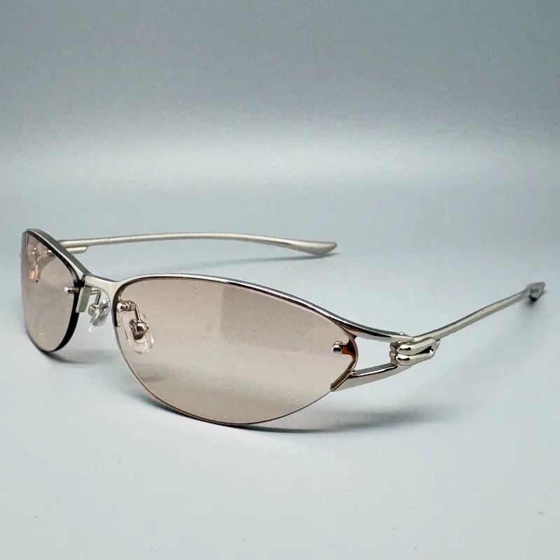 Image of Modisches Design Personalisierte Halbrundförmige Gm Damen-Sonnenbrille Lässige Reise-Trend-Dekoration Herren-Luxus-Sonnenbrille UV400