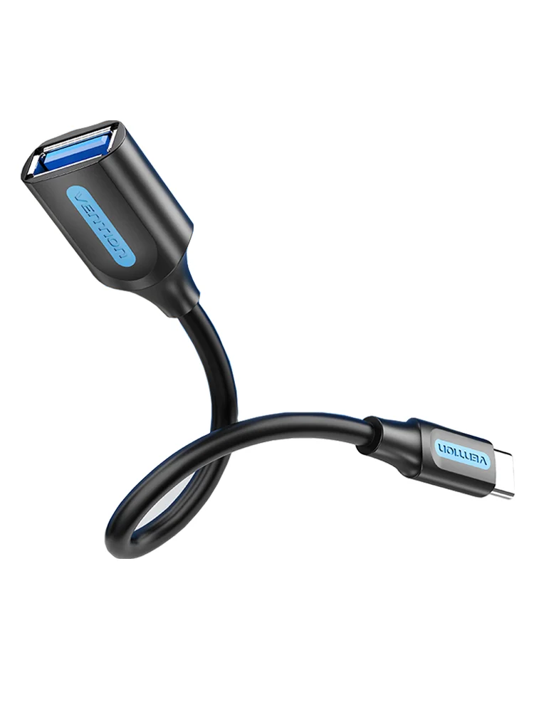 Vention otg usb tipo c 3.1 3.0 5gb adaptador de transferência para usb um conversor de leitor de