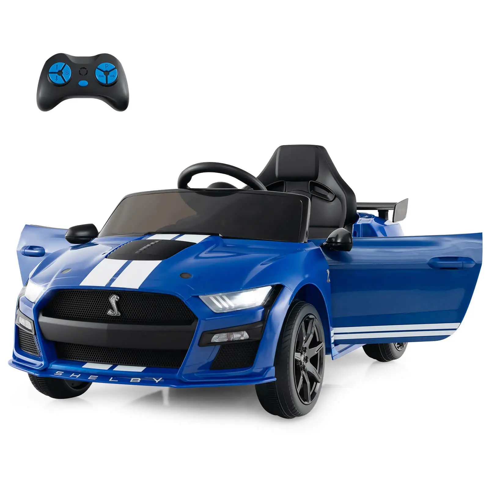 12V Licensed Ford Mustang Shelby GT500 Kids Ride on Car with Remote Control