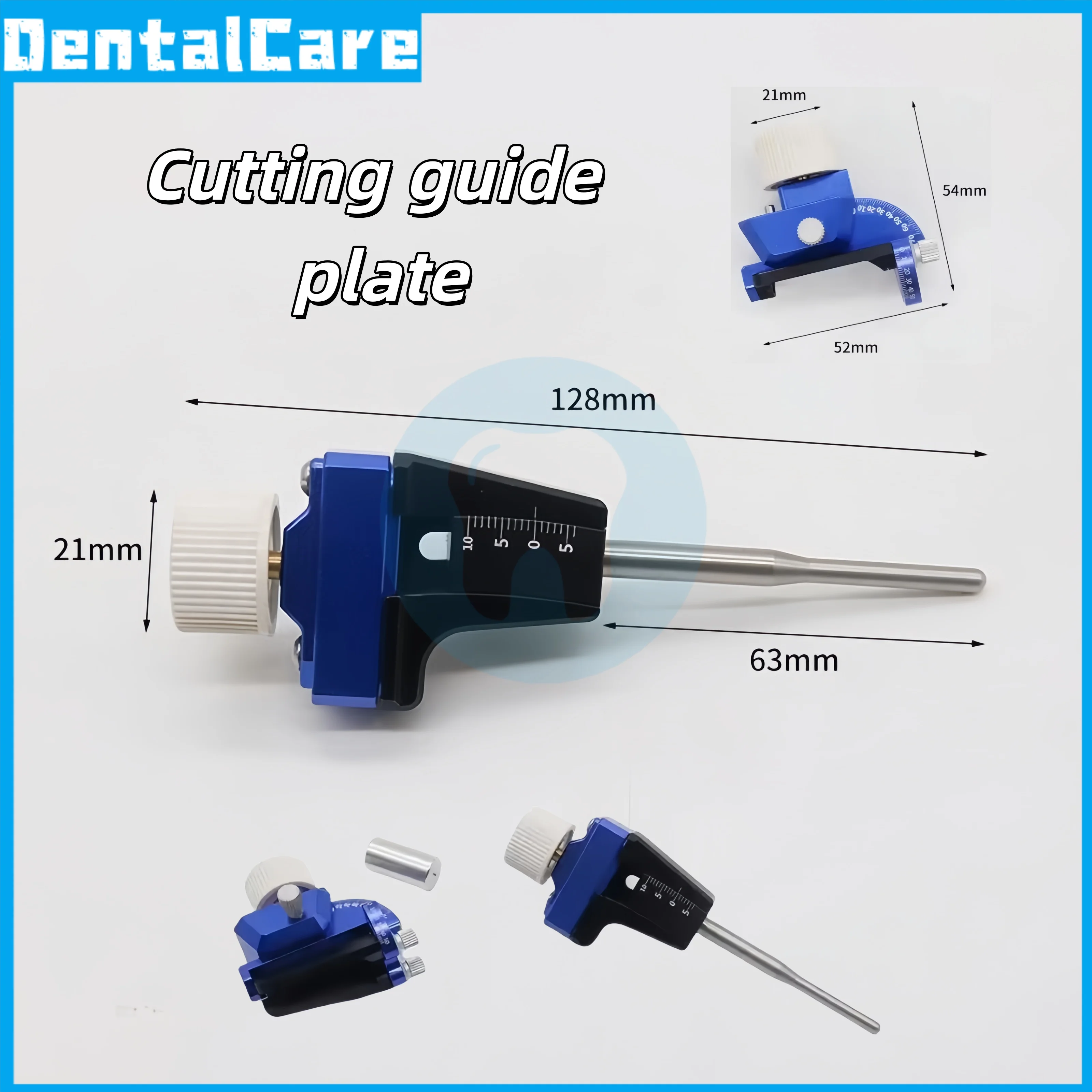 Dental fully adjustable articulator universal joint tooth arrangement guide base average value calibrator cutting guide plate