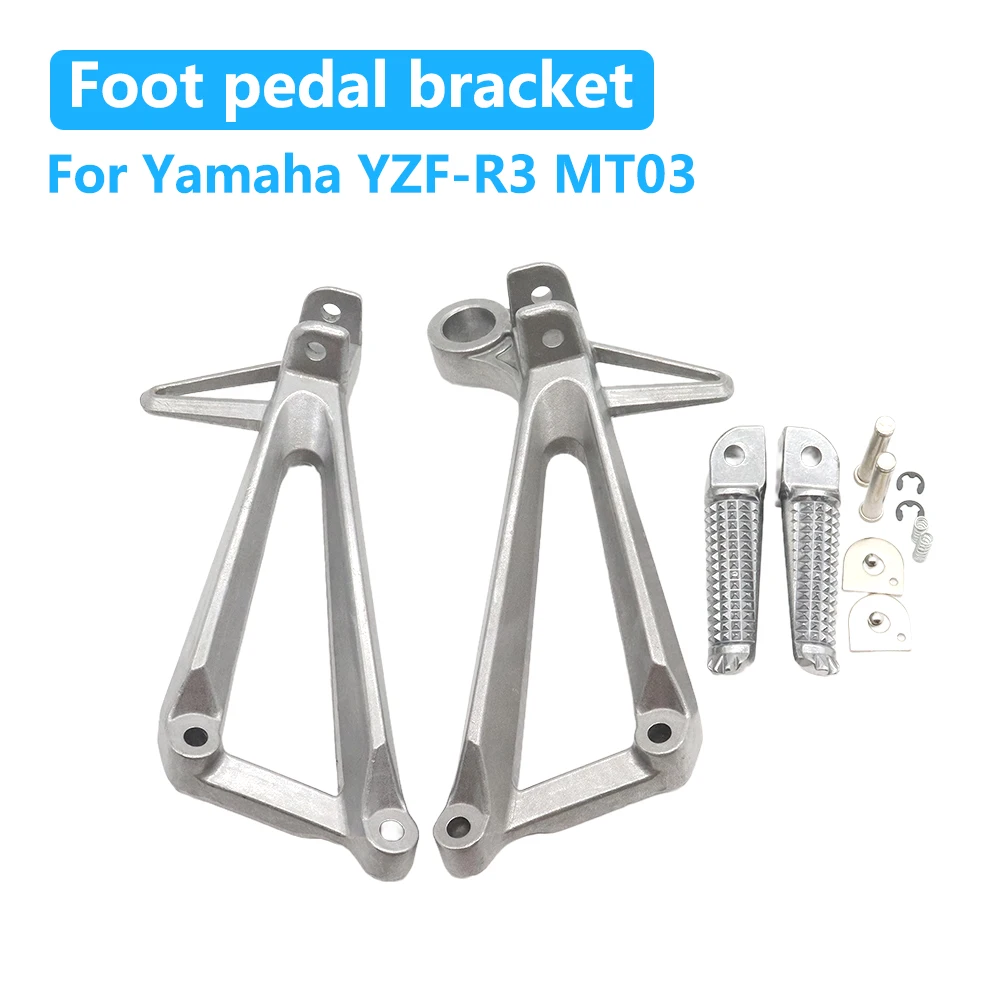 

Motorcycle Passenger Rear FootPeg Footrest Bracket Kit Accessories For Yamaha YZF R3 YZF-R3 YZFR3 2015-2025 MT03 MT 03 2016-2025
