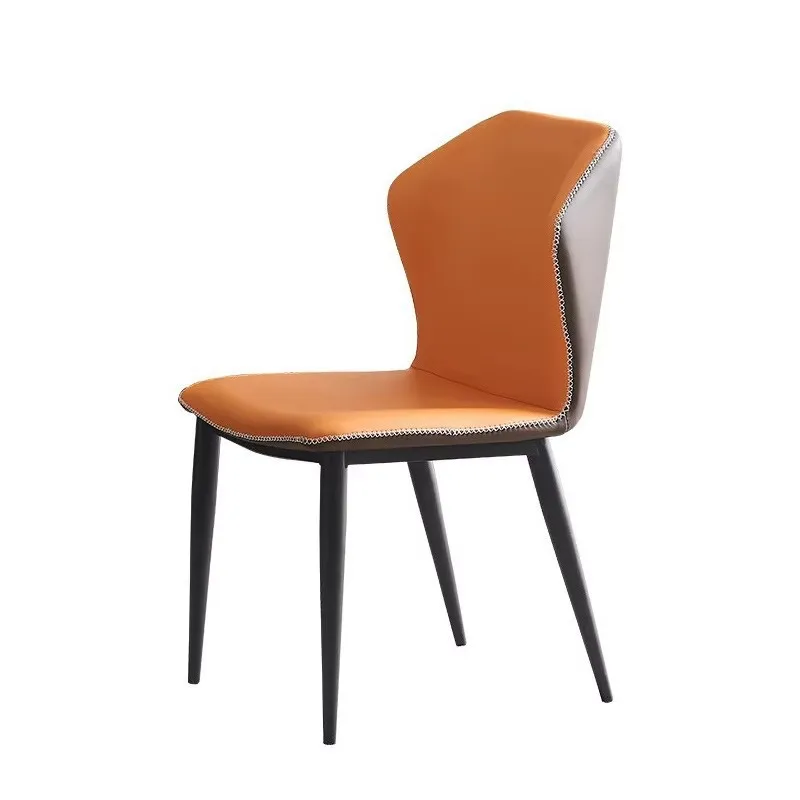！@Modern Eco-Friendly Durable Metal Hotel Restaurant Private Room Catering Table Chairs Booth Sofa Combination with Leather Line