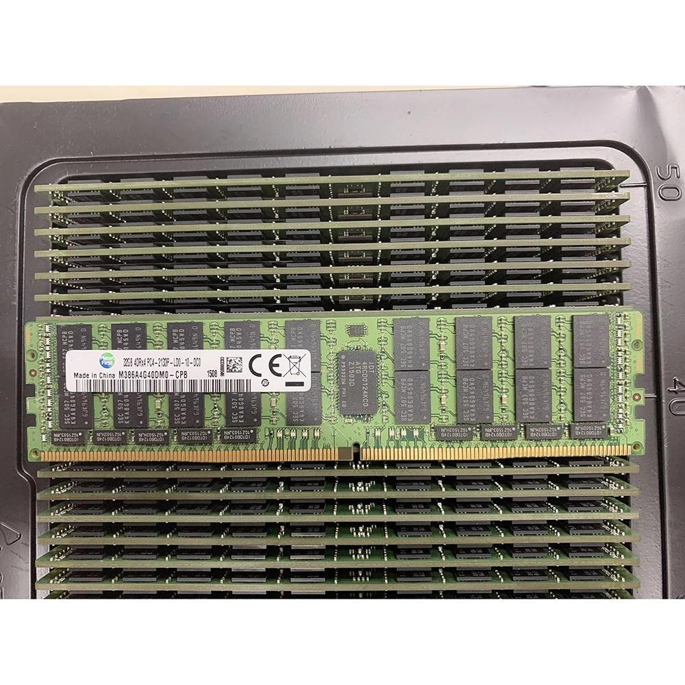 1PCS 32GB DDR4 2133 4DRX4 PC4-2133P For Samsung RAM Server Memory M386A4G40DM0-CPB