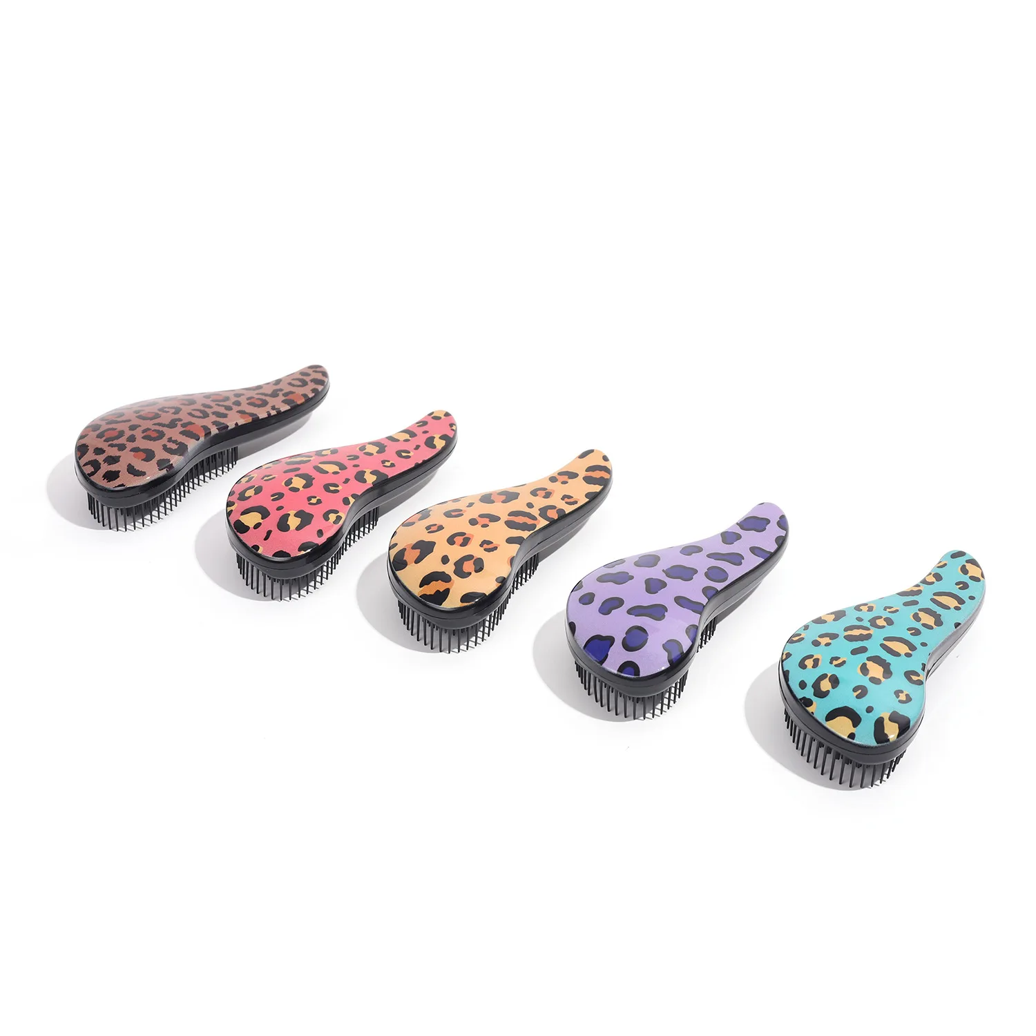 Leopard Hair Comb Anti-static Massage Hair Brush Women Tangle Detangle Massage Hairbrush Salon Hair Brush расческа для волос