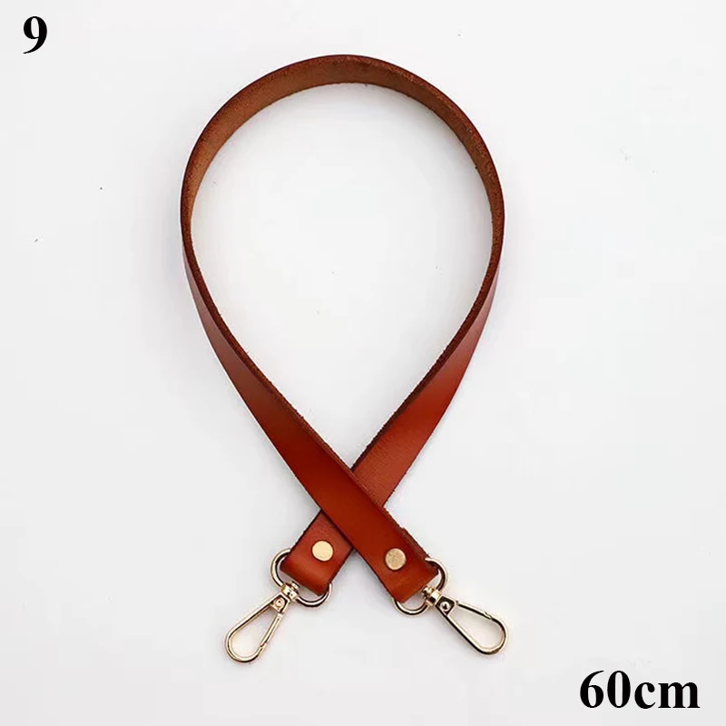 35/60cm PU Leather Bag Handle Shoulder Strap Replacement Short Belt Adjustable Wide Shoulder Bag Strap Accessories For Handbags