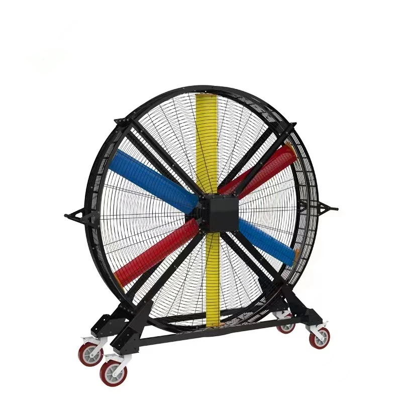 Usine de fabrication de ventilateurs sur pied, refroidissement par vent fort, grande taille, ventilateur sur pied industriel de 79 pouces