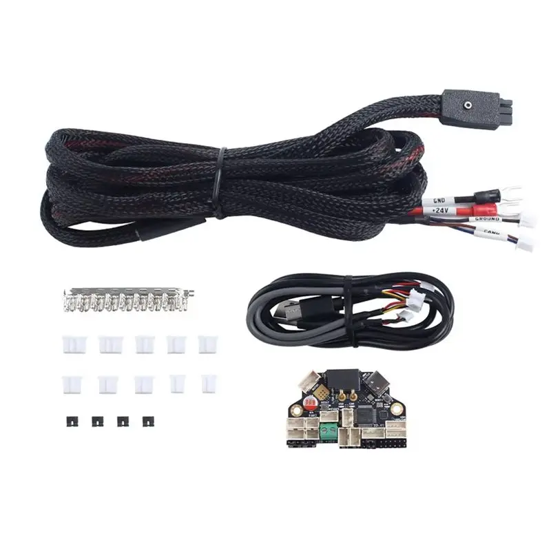 

Прочная комбинированная плата управления H36 с высокой термостойкостью, совместимая с Klipper Canbus, для моторов NEMA14/36 мм, встроенный TMC2209