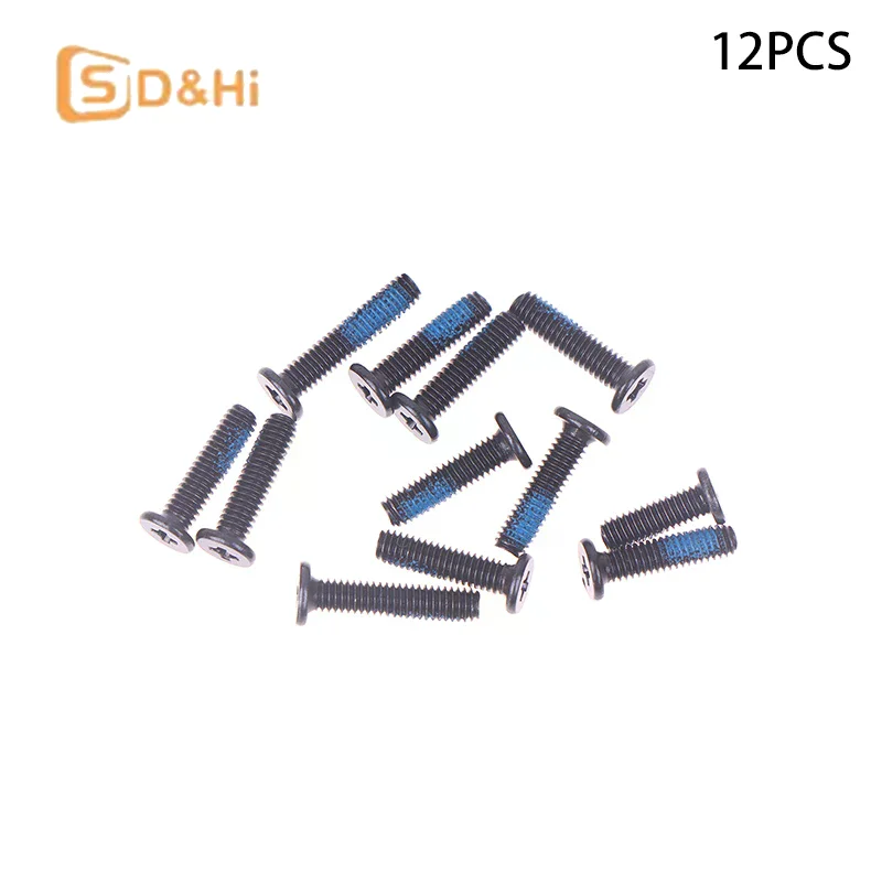 

12 шт. черных винтов для нижней крышки корпуса ноутбука TUF Gaming A15 FA507 FX507 FA507RF FA507RW FA507RM FA507RR FA507RC