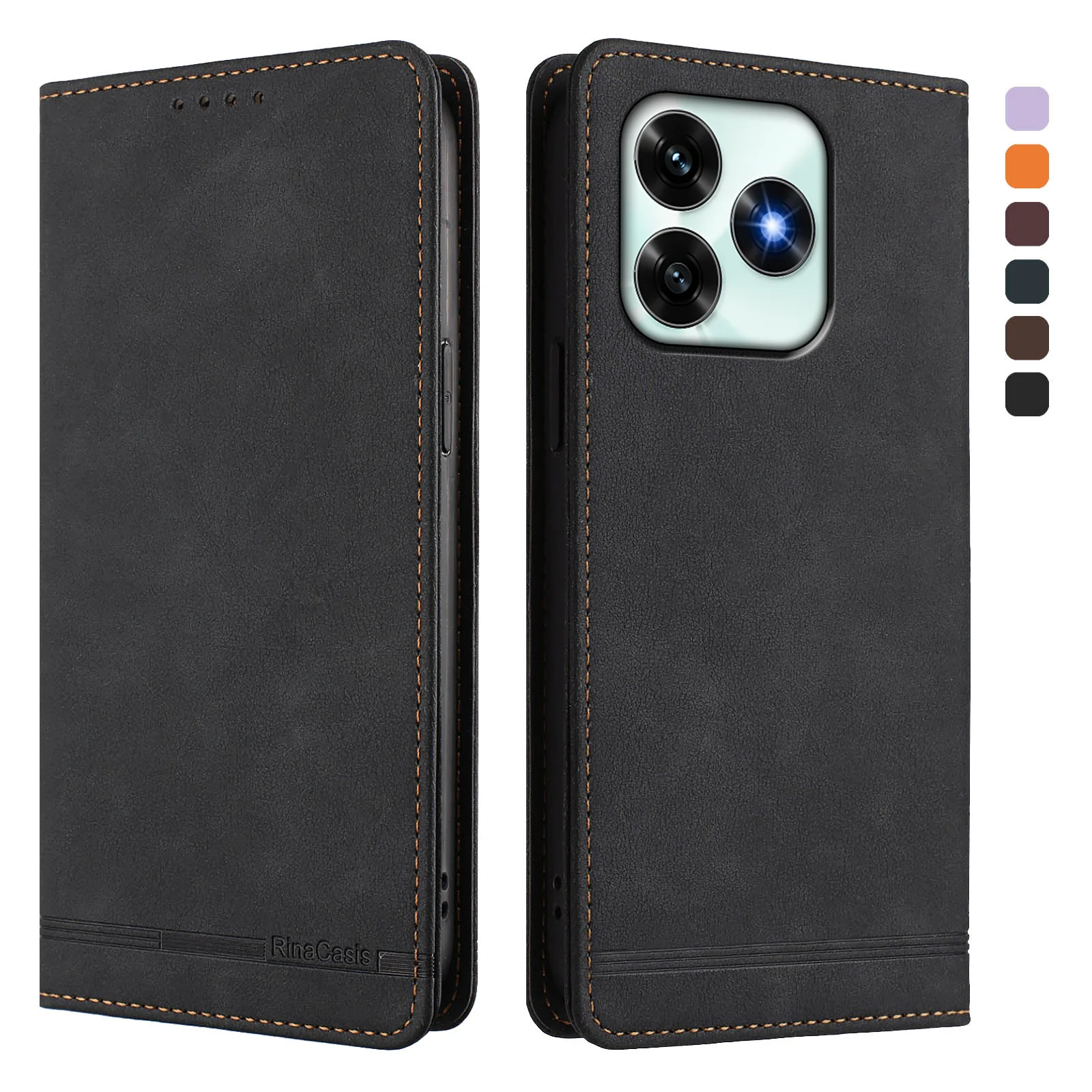 Magnetic Flip Leath…