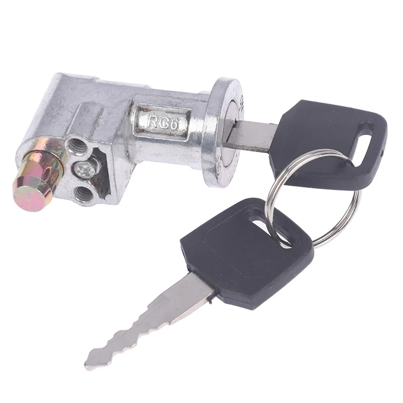 Universal Battery Chager Mini Lock For Motorcycle Electric Bike with 2 keys