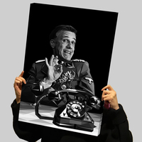 Hans Landa Movie Prints Poster Custom Canvas Painting Wall Art Room Decorations Decorative Picture Walls Decoration Gaming Home