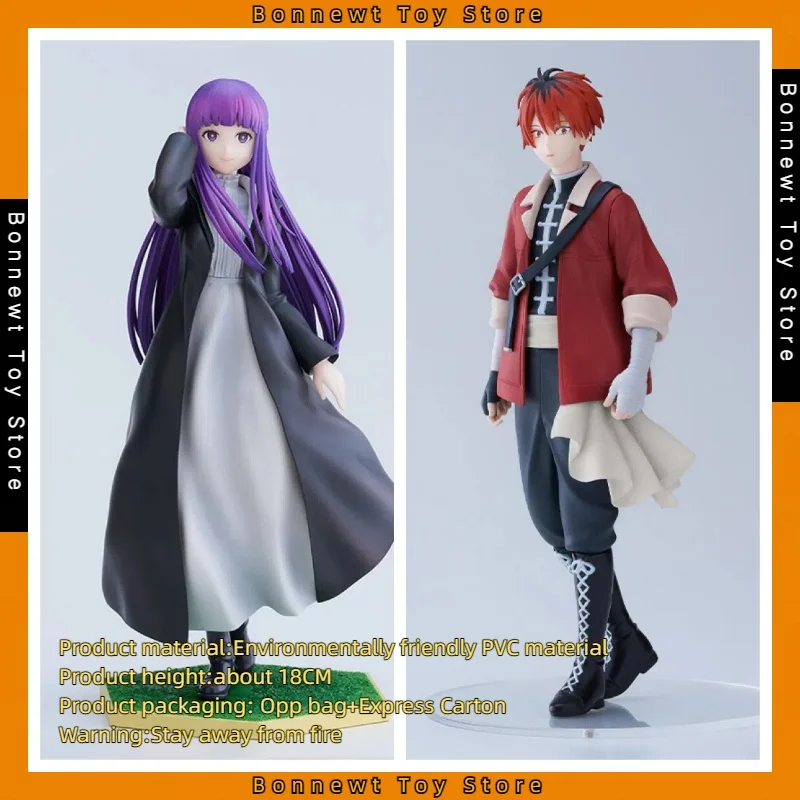 

18cm Frieren: Beyond Journey's End Frieren Luminasta &Stark Figure Anime Fern Model Toy Gift Collection Aciton Figure PVC Doll