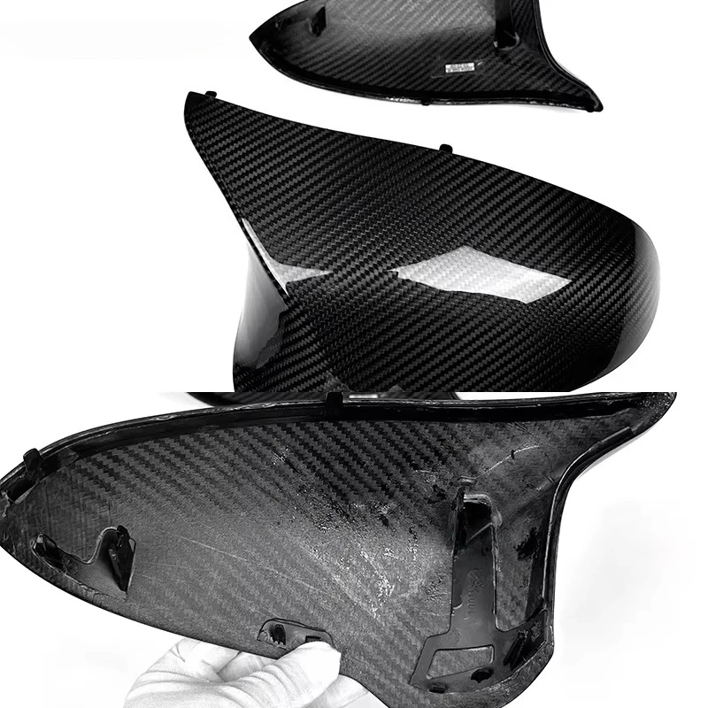 

Dry Carbon Fiber Mirror Cover M Style Side Door Rear View Mirror Covers Caps for F80 M3 F82 F81 F83 M4 2014-2020
